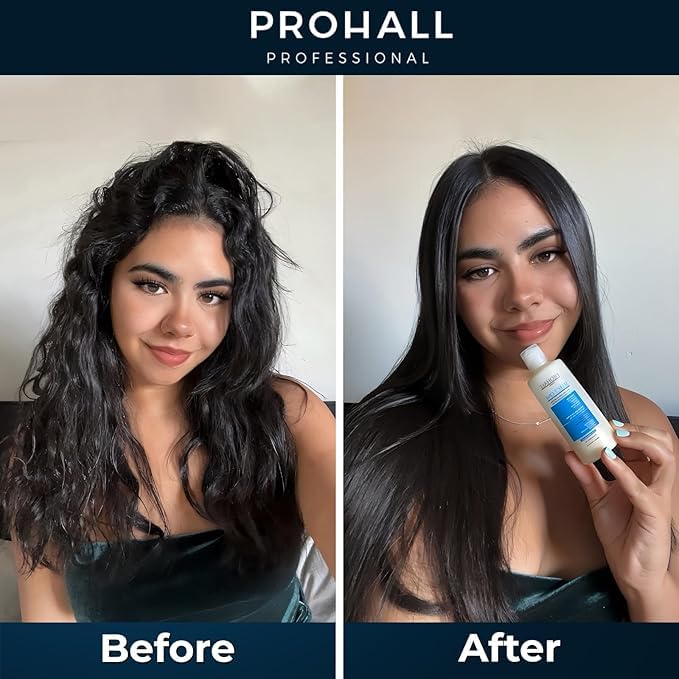 Brazilian Keratin Treatment Blowout Complex - PROHALL SELECT ONE 10.1oz/300ml - Formaldehyde Free Keratin Hair Treatment at Home - Queratina Brasileña Keratina Para Alisar el Pelo Sin Formol