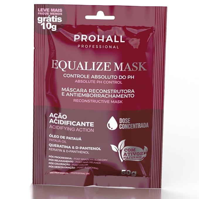 PH Stabilizing Equalize Hair Mask for Damaged Hair-Deep Conditioning Hair Mask Treatment for Color, Keratin Treated & Bleached Blonde Hair-Neutralize Toxic Chemical & Balance PH Level-Prohall Cosmetic