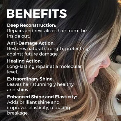 Ampolla Para el Cabello Maltratado Y Seco - Deep Conditioning Hair Mask for Damaged Hair - Pro R Brazilian Hair Protein Treatment for Blondes- Deep Conditioner for Dry Damaged Hair - Prohall 1 FLOz